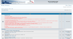 Desktop Screenshot of forum.krzesiny.org.pl