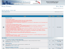 Tablet Screenshot of forum.krzesiny.org.pl